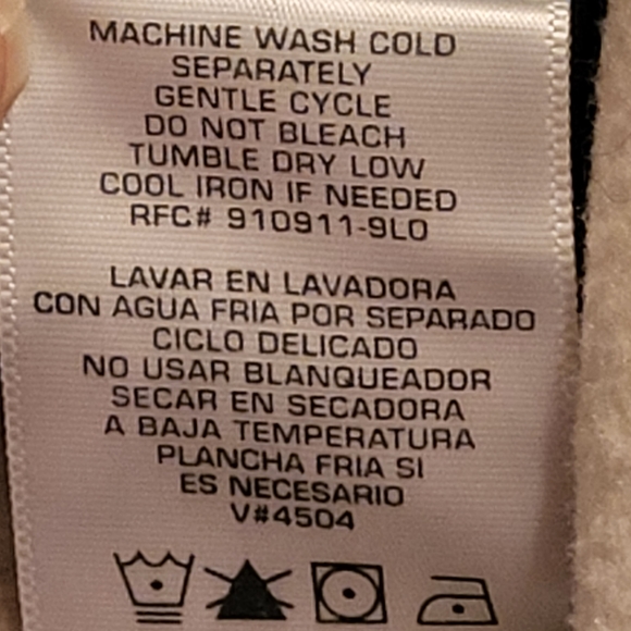 Athletics Work Women's Winter Jacket Size Small Cream and Brown Long Sleeves - Picture 6 of 13